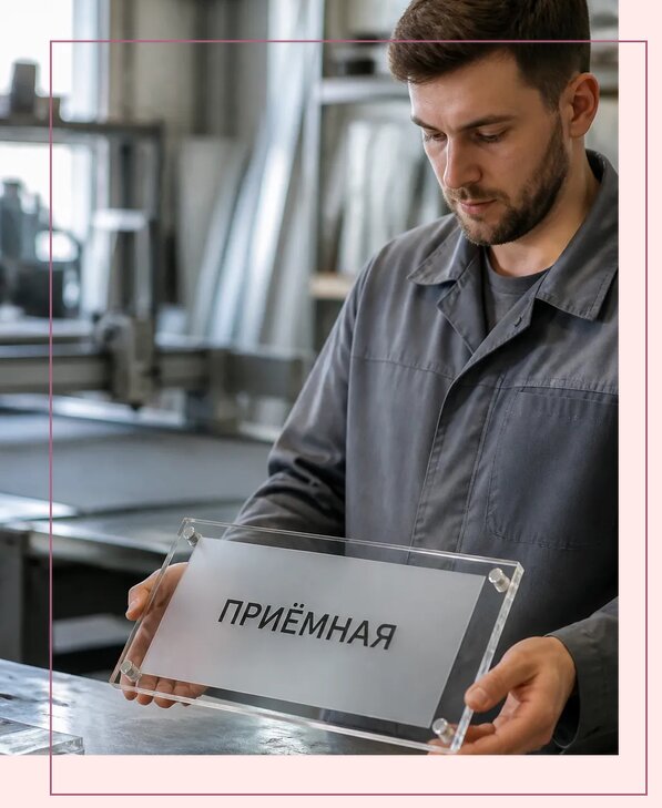 Таблички из оргстекла на заказ в Волгодонске от 4268 р. | Аванза-Вгн