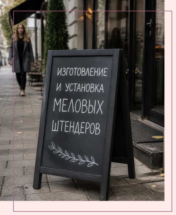 Меловые штендеры в Волгодонске по цене от 7113 р. | Аванза-Вгн